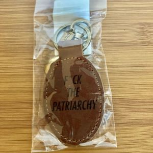 Authentic Taylor Swift F*ck the Patriarchy Leather Keychain